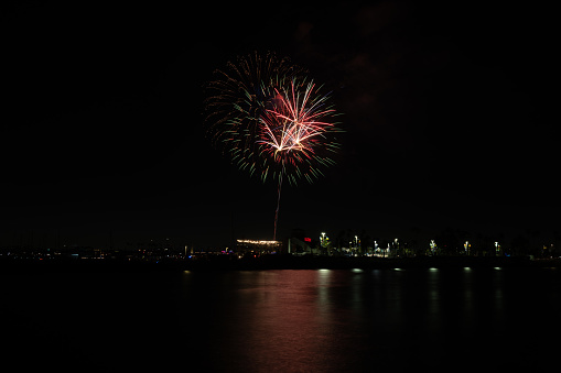 Fireworks show in Long Beach harbor to celebrate July 4th