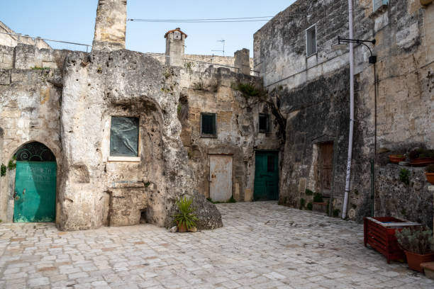 istock A typical courtyard with cave dwellings in Matera, Southern Italy 1406769168
