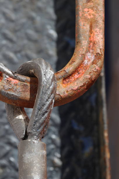istock Close up of metal link 1406770124
