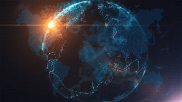 istock 3d rendering of earth abstract background stock photo 1406773089