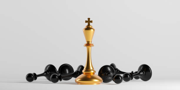 istock Chess king business concept, leader and success 1406778653