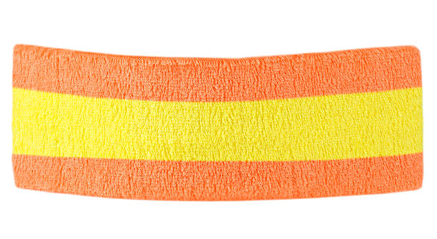 Two-tone training headband isolated on a white background. Sport headband.