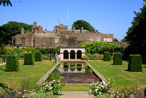 Walmer Castle, June 2022.  Walmer Castle is an artillery fort originally constructed by Henry VIII in Walmer, Kent, between 1539 and 1540, it is now run by English Heritage and is a popular place for tourists to visit.