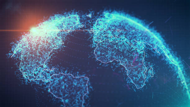 istock 3d rendering of earth abstract background stock photo 1406784607