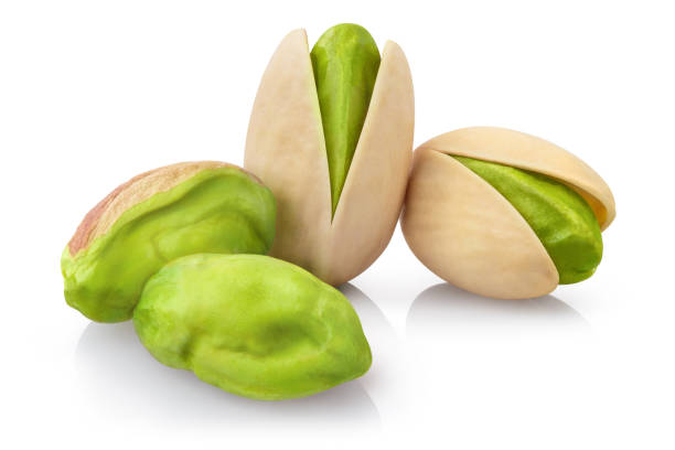 istock Delicious pistachios on white 1406788606