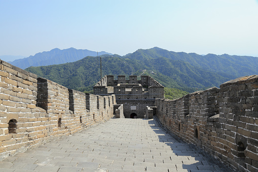 One of the seven wonders of the world, Mutianyu section of the great wall of China