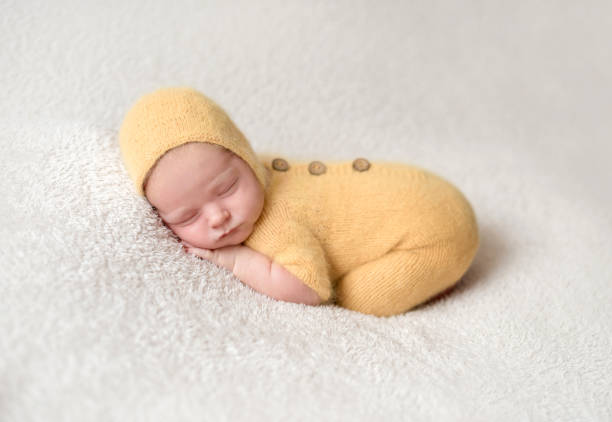 istock Little baby sweetly sleeping 1406800776