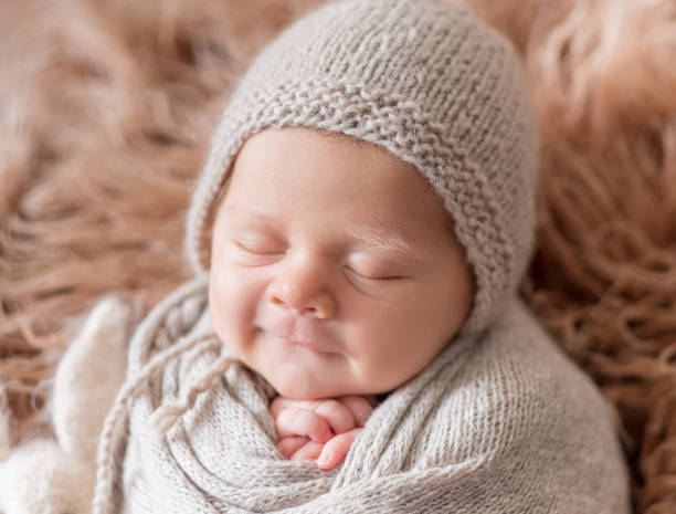 istock Little baby sweetly sleeping 1406800945