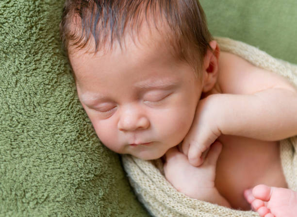 istock Little baby sweetly sleeping 1406801006
