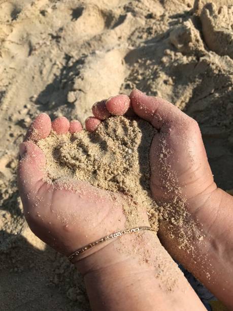 istock Heart of sand 1406805752