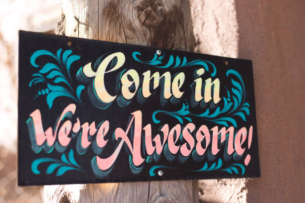 Sign Close-Up Reading \