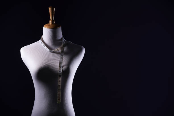 mannequin , dressmaker's model against black background