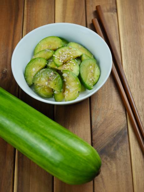 istock Korean food stir-fried zucchini, cooking 1406833768