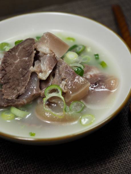 istock Korean traditional food beef bone soup 1406834500
