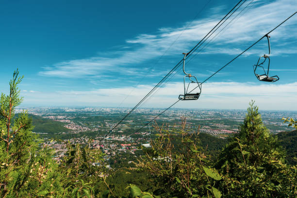 istock Cable car in Xiangshan Park, Beijing 1406835907