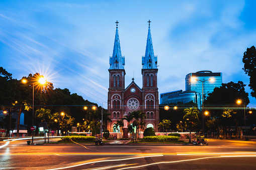Notre dame cathedral, Ho chi minh city Vietnam