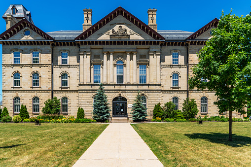 Brantford Superior Court of Justice building, Ontario, Canada.