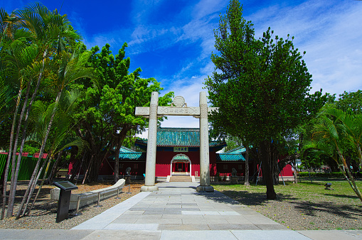 The Koxinga Shrine is the only Fujianese style shrine in Taiwan. Yanping Junwang Temple is one of the important monuments in Taiwan.