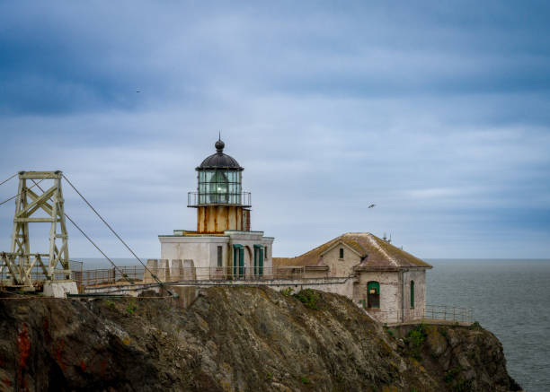 маяк пойнт бонитас - marin headlands стоковые фото и изображения