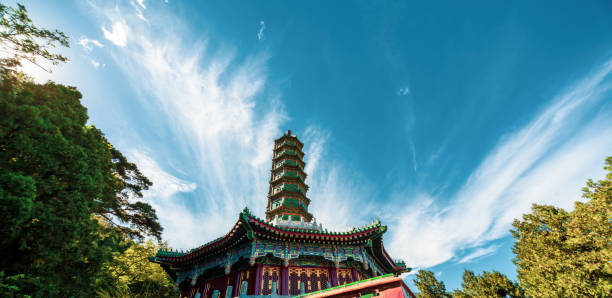 istock pagoda.Chinese Classical Park- Fragrant Hill 1406851500