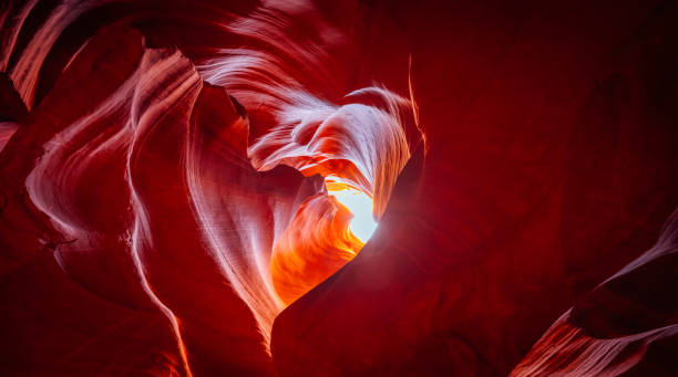 istock Heart shape inside the Antelope Slot Canyon 1406852088
