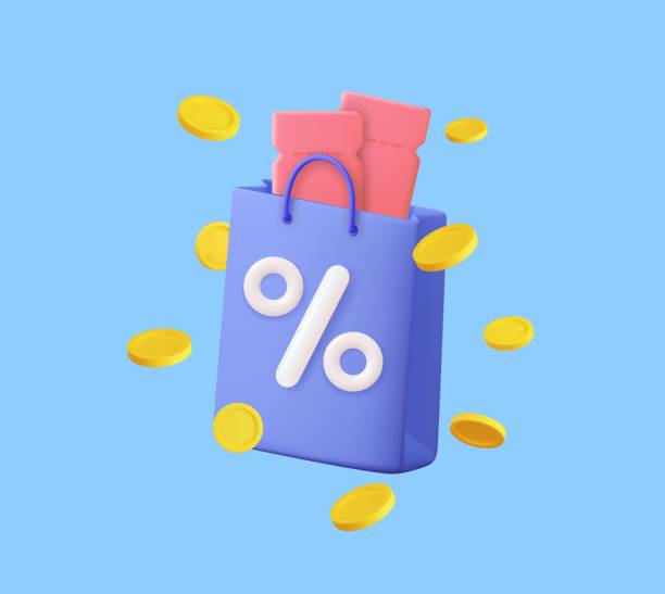 istock Shopping bag, handbag. Sale, discount, promotion, shopping concept. 1406853403