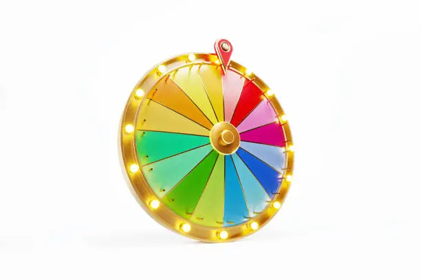 Photo of Wheel Of Fortune On White Background