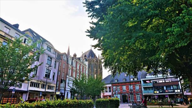 istock Germany. Aachen old town at sunset. Impression. 1406861139
