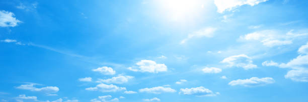 istock Beautiful blue sky cloudsfor background. Panorama of sky. 1406862444