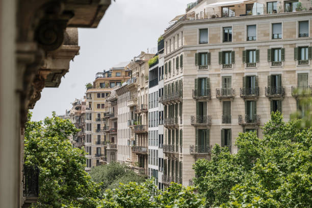 istock Residential buildings in Barcelona 1406868815