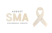 istock SMA Spinal Muscular Atrophy Awareness Month, August. Vector 1406879522