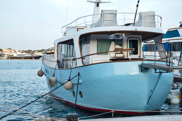 istock Yacht in Mediterranean port 1406879955