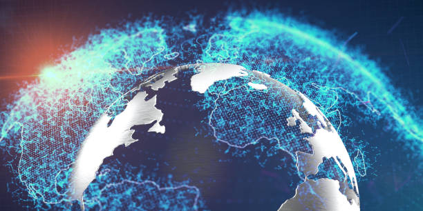 istock 3d rendering of earth abstract background stock photo 1406881763