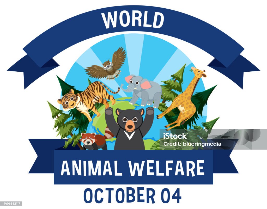 World Animal Welfare Day Poster World Animal Welfare Day Poster illustration Animal stock vector World Animal Welfare Day Poster World Animal Welfare Day Poster illustration Animal stock vector