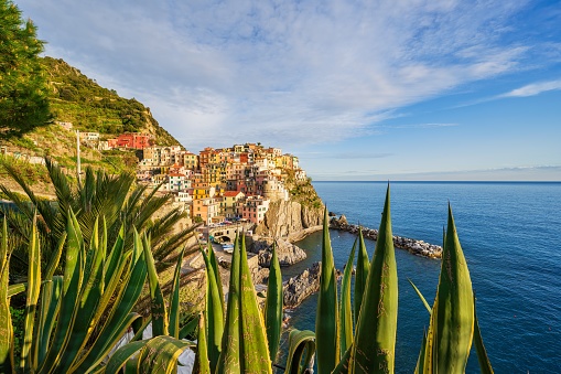 Famous city of Manarola at Cinque terre - Italy. High quality photo