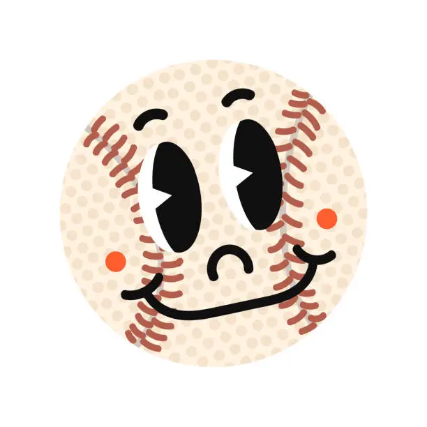 Vector illustration of Illustration of Baseball Ball