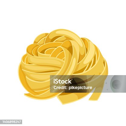 istock fettuccine pasta cartoon vector illustration 1406898247