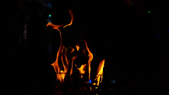 fire image clicked by camera