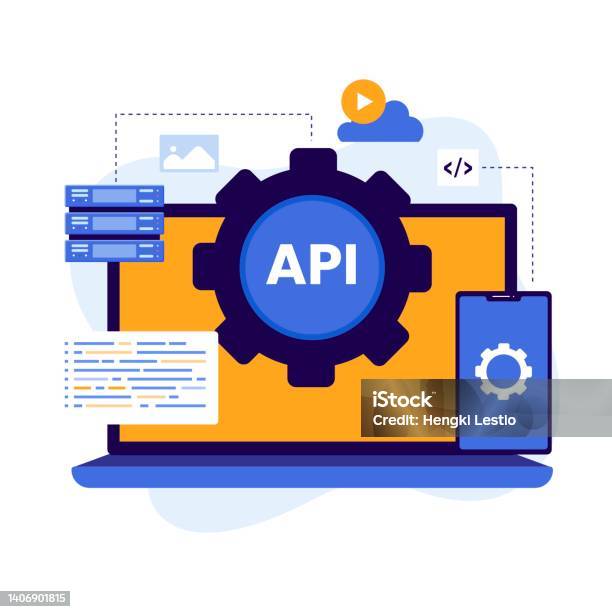 Application Programming Interface Illustration Concept Stock ...