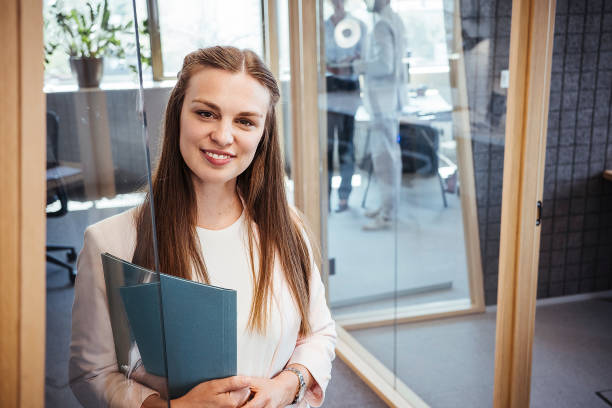 istock Businesswoman working in the office 1406902069