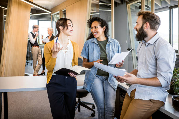 istock Business people having a meeting 1406902460