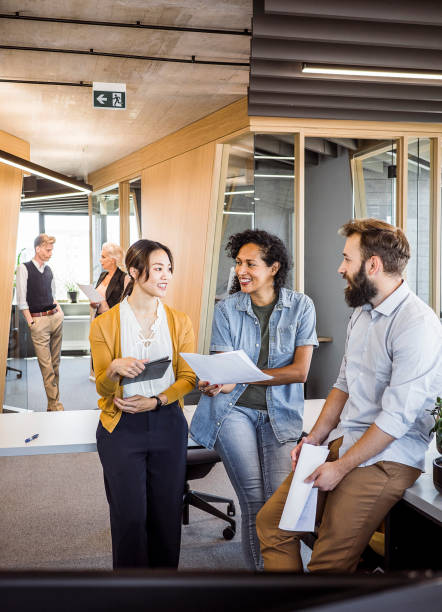 Business people having a meeting