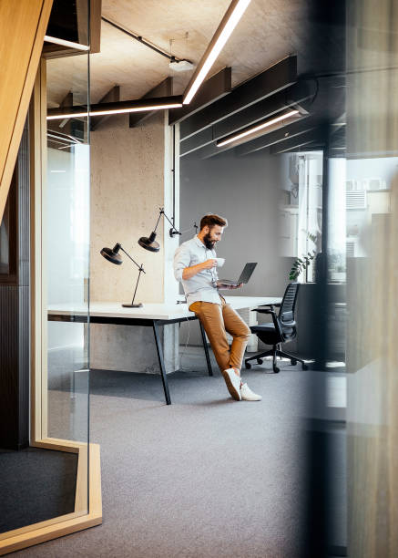 istock Businessman working in the office 1406902620