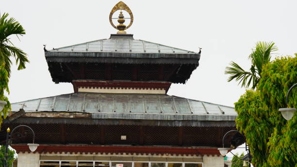tempio spirituale a immagine del nepal - janakpur foto e immagini stock