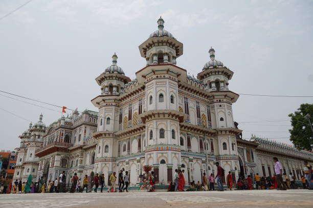 palazzo di nascita di sita mata janakpur - janakpur foto e immagini stock