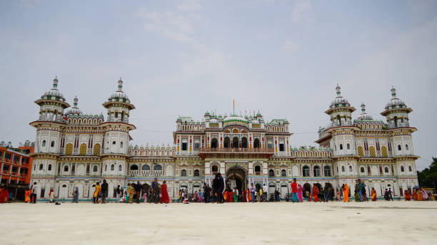 palazzo di nascita di sita mata janakpur - janakpur foto e immagini stock