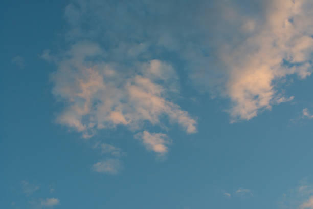 istock Dusk gloomy sky. Gray clouds with day light against blue sky. Dramatic dark clouds sky. Natural scenic view 1406909217