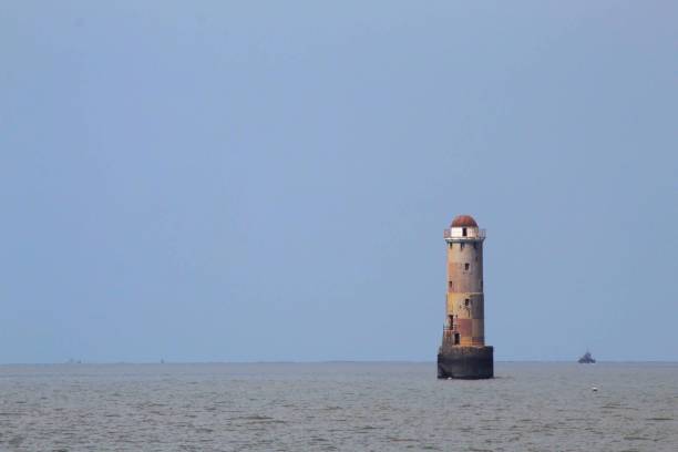 istock Lighthouse in Arabian Sea Near Mumbai 1406913829