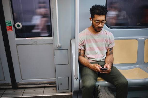 istock Solo traveler using subway train to get around the city 1406917647