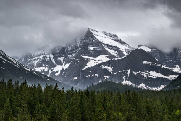 istock Mt. Gould with a stormy and overcast sky 1406924658